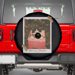 Meowy Christmas Spare Tire Cover Cute Cat Lovers Xmas Retro Vintage Photo TS10 Black Print Your Wear