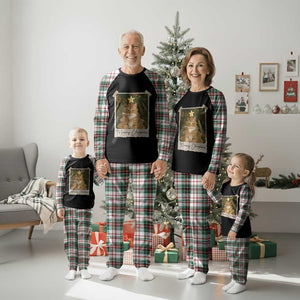 Meowy Christmas Plaid Pajama Set Funny Cat Xmas Tree Retro Vintage Photo TS10 Christmas Plaid Print Your Wear