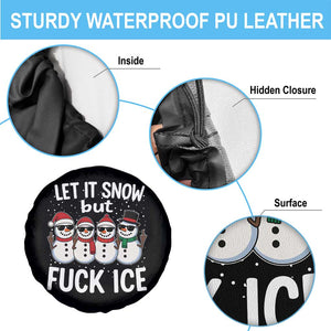 Anti ICE Christmas Spare Tire Cover Funny Snowman Cute Finger Let It Snow Funny FDT TS10 Print Your Wear