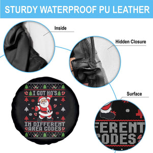 Funny Santa Ugly Christmas Spare Tire Cover I Got Hos in Different Area Codes TS10 Print Your Wear