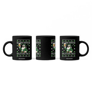 Funny Santa Ugly Christmas Coffee Mug Drinking Beer Splitting G Inappropriate Adult Humor TS10 Print Your Wear