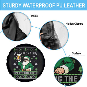 Funny Santa Ugly Christmas Spare Tire Cover Drinking Beer Splitting G Inappropriate Adult Humor TS10 Print Your Wear