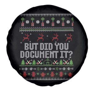 But Did You Document It Ugly Christmas Spare Tire Cover Funny Office Party Sarcastic Winter HR TS10 Print Your Wear