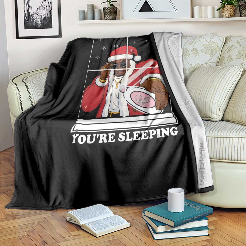 Funny Christmas Diddy Throw Blanket He Sees You When Youre Sleeping Dirty Ugly Xmas TS10 Print Your Wear