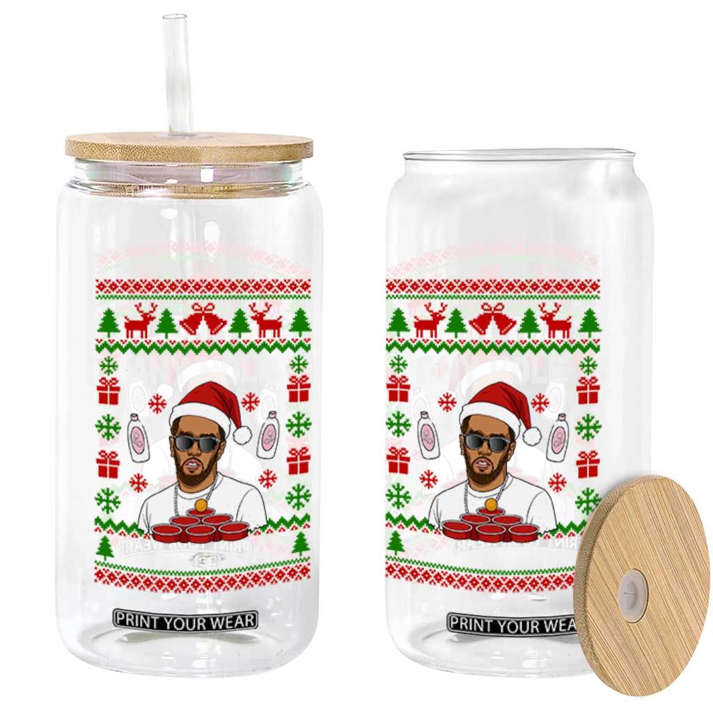 Funny Christmas Diddy Glass Can Embarrassing Any Hole is My Goal Dirty Ugly Xmas TS10 Print Your Wear
