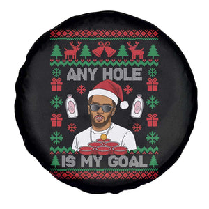 Funny Christmas Diddy Spare Tire Cover Embarrassing Any Hole is My Goal Dirty Ugly Xmas TS10 Print Your Wear