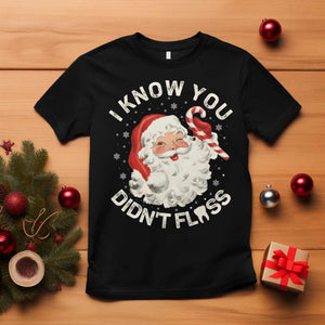 I Know You Didnt Floss T Shirt Funny Dentist Christmas Santa Dental Hygiene TS10 Black Print Your Wear
