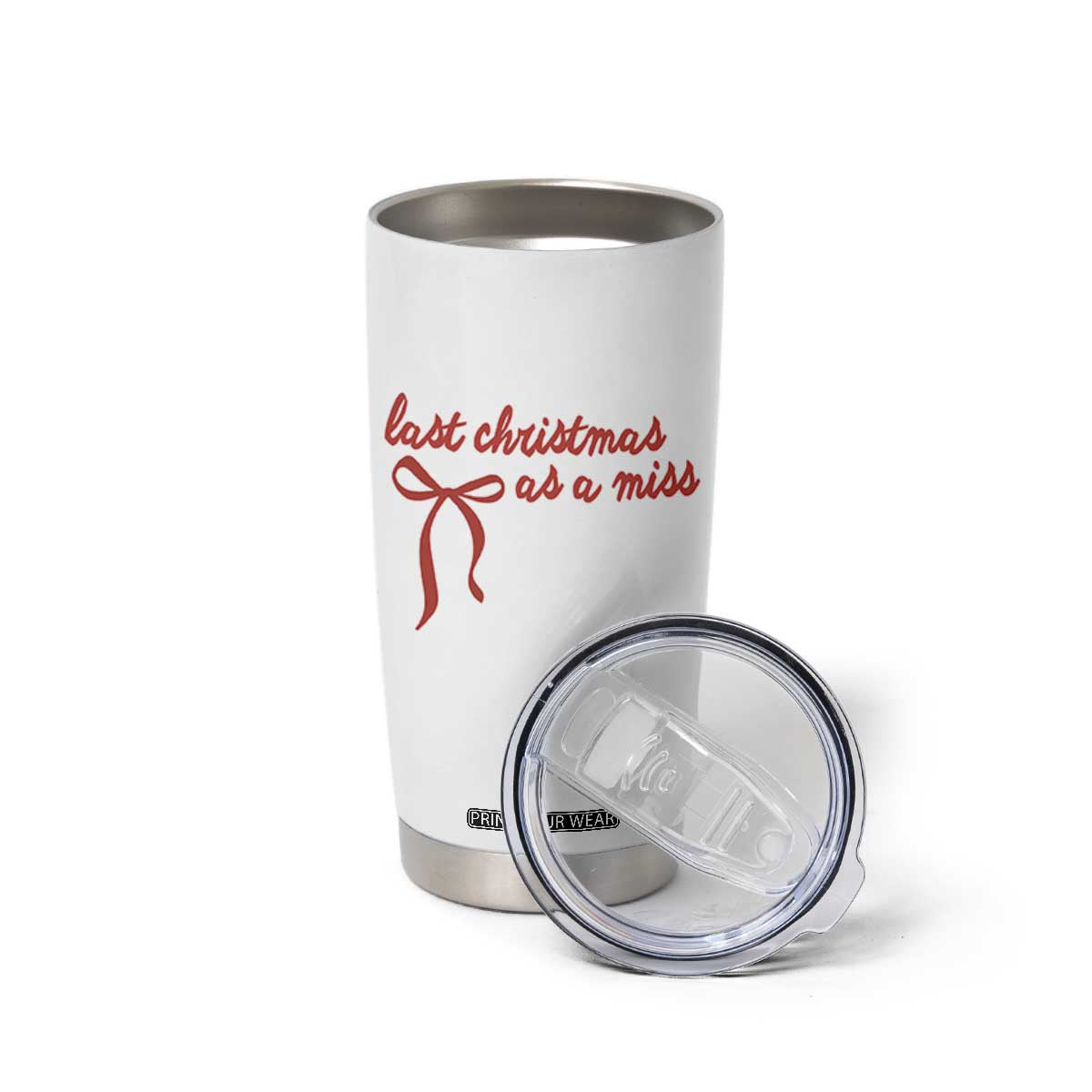 Last Christmas As A Miss Tumbler Cup Bride To Be Future Mrs Xmas Engaged Gift TS10 Print Your Wear