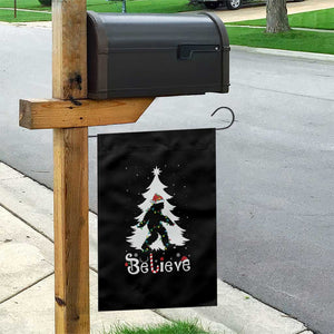 Bigfoot Christmas Garden Flag Santa Bigfoot Xmas Tree Funny Sasquatch Yeti TS10 Print Your Wear