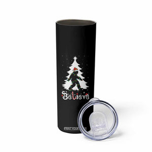 Bigfoot Christmas Skinny Tumbler Santa Bigfoot Xmas Tree Funny Sasquatch Yeti TS10 Print Your Wear