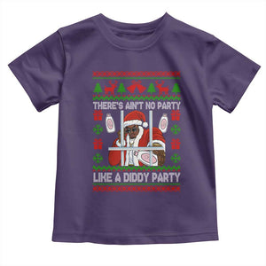 Funny Christmas Diddy Toddler T Shirt Aint No Party Like A Diddy Party Baby Oil Dirty Ugly Xmas TS10 Purple Print Your Wear
