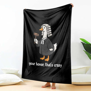 Goose Lawyer Throw Blanket Law School Graduation Gift Funny Silly Gooses Lovers TS10 Print Your Wear