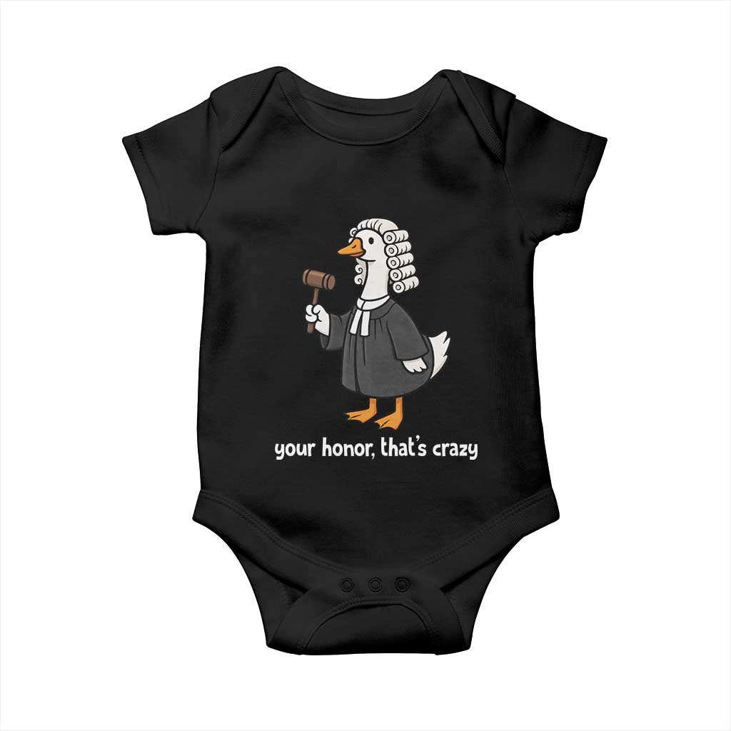 Goose Lawyer Baby Onesie Law School Graduation Gift Funny Silly Gooses Lovers TS10 Black Print Your Wear