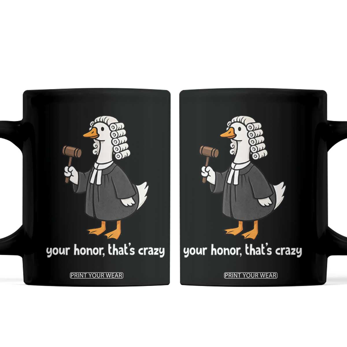 Goose Lawyer Coffee Mug Law School Graduation Gift Funny Silly Gooses Lovers TS10 Black Print Your Wear