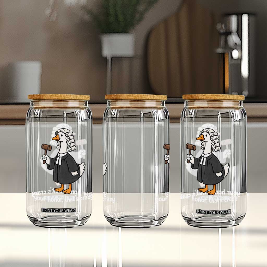 Goose Lawyer Glass Can Law School Graduation Gift Funny Silly Gooses Lovers TS10 Print Your Wear