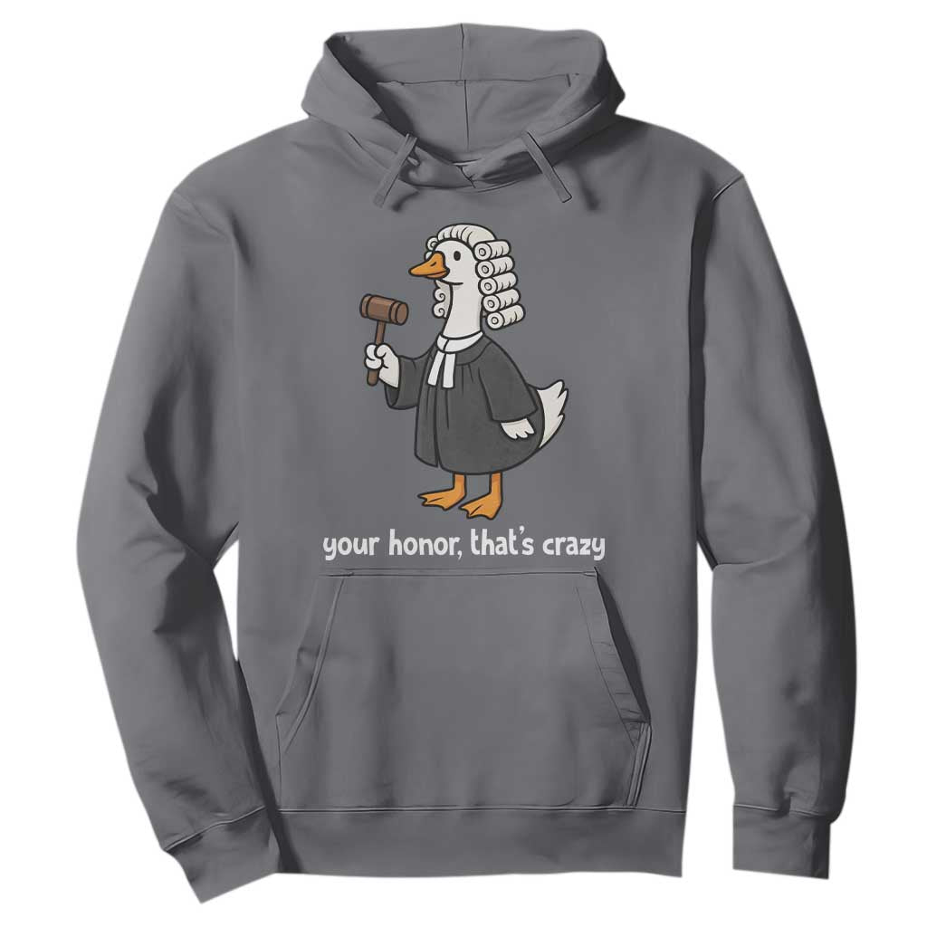 Goose Lawyer Hoodie Law School Graduation Gift Funny Silly Gooses Lovers TS10 Charcoal Print Your Wear