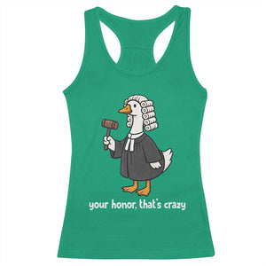 Goose Lawyer Racerback Tank Top Law School Graduation Gift Funny Silly Gooses Lovers TS10 Irish Green Print Your Wear