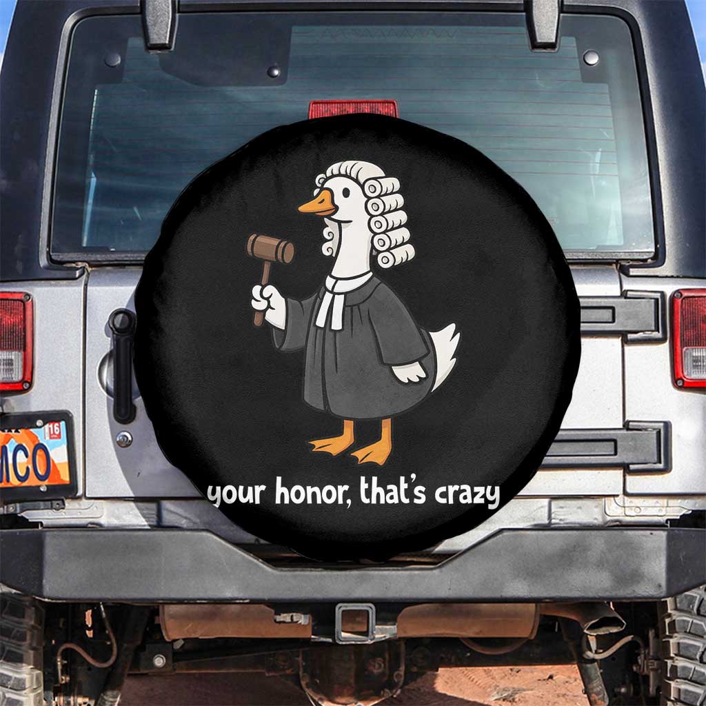 Goose Lawyer Spare Tire Cover Law School Graduation Gift Funny Silly Gooses Lovers TS10 No hole Black Print Your Wear