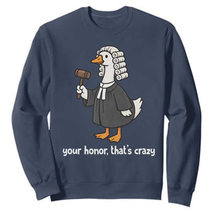 Goose Lawyer Sweatshirt Law School Graduation Gift Funny Silly Gooses Lovers TS10 Navy Print Your Wear