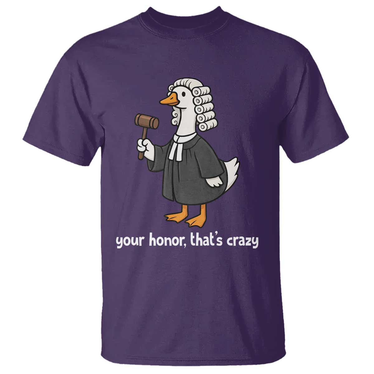 Goose Lawyer T Shirt Law School Graduation Gift Funny Silly Gooses Lovers TS10 Purple Print Your Wear