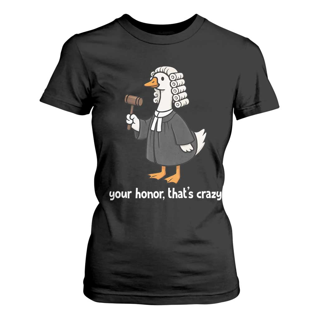 Goose Lawyer T Shirt For Women Law School Graduation Gift Funny Silly Gooses Lovers TS10 Black Print Your Wear