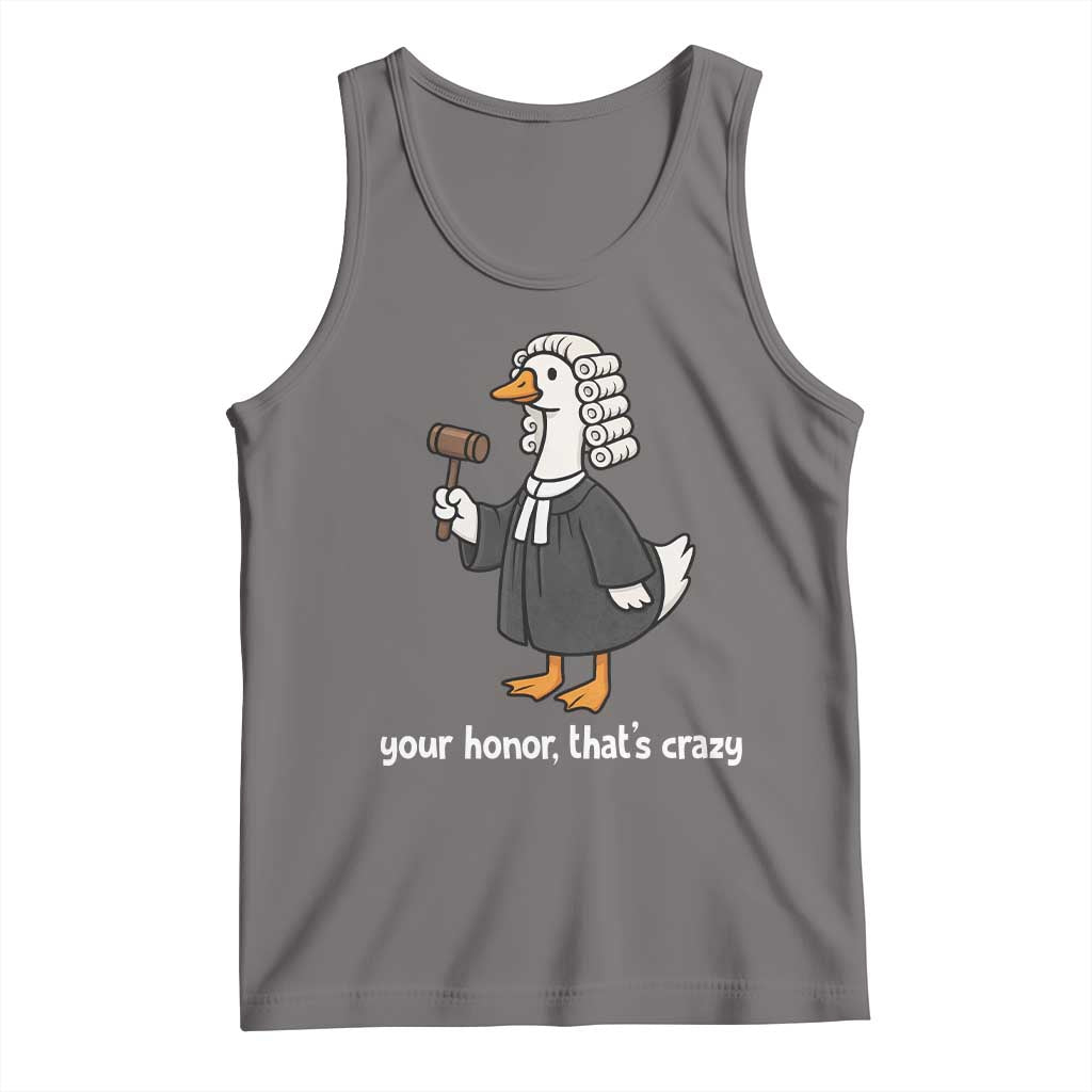 Goose Lawyer Tank Top Law School Graduation Gift Funny Silly Gooses Lovers TS10 Deep Heather Print Your Wear