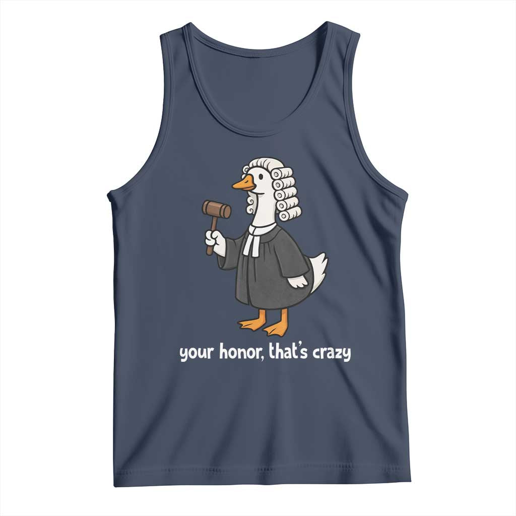 Goose Lawyer Tank Top Law School Graduation Gift Funny Silly Gooses Lovers TS10 Navy Print Your Wear