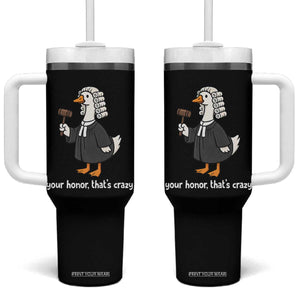 Goose Lawyer Tumbler With Handle Law School Graduation Gift Funny Silly Gooses Lovers TS10 One Size: 40 oz Black Print Your Wear