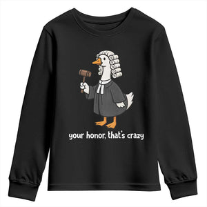Goose Lawyer Youth Sweatshirt Law School Graduation Gift Funny Silly Gooses Lovers TS10 Black Print Your Wear