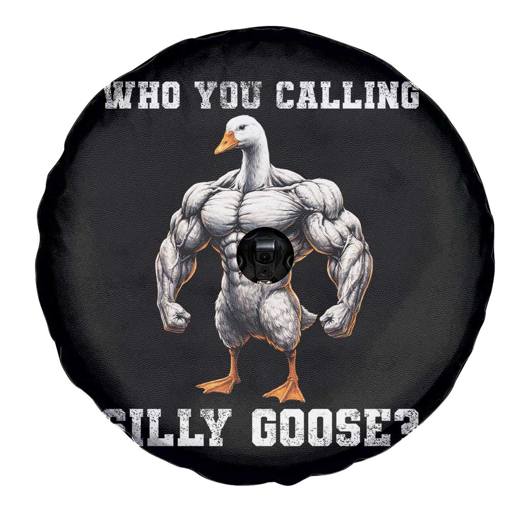 Who You Calling Silly Goose Funny Gym Meme Spare Tire Cover TS10 Print Your Wear
