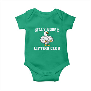 Silly Goose Lifting Club Baby Onesie Funny Gym Meme TS10 Irish Green Print Your Wear