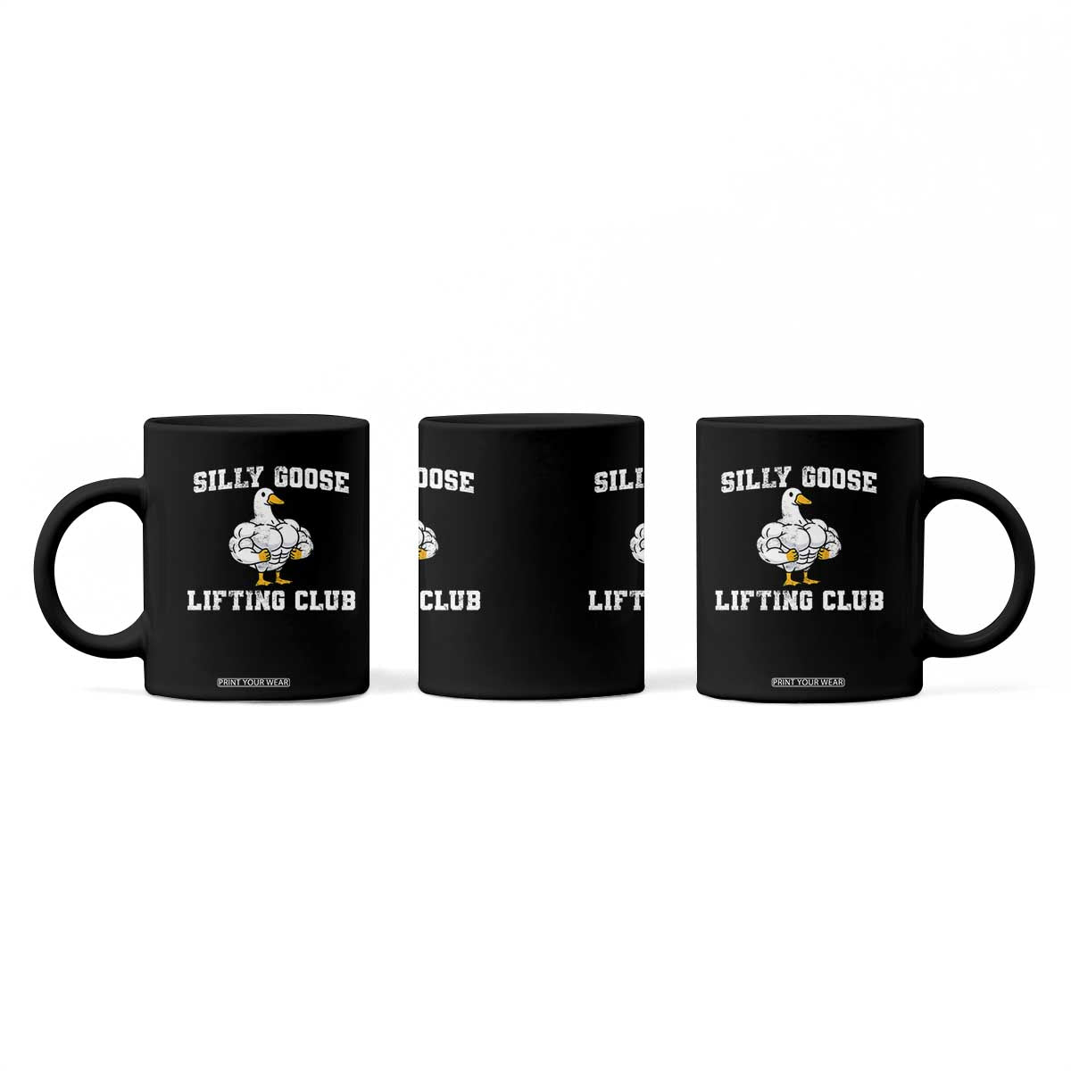 Silly Goose Lifting Club Coffee Mug Funny Gym Meme TS10 Print Your Wear