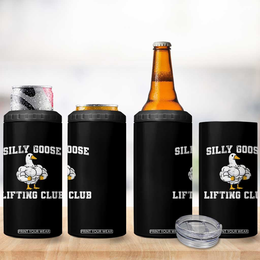 Silly Goose Lifting Club 4 in 1 Can Cooler Tumbler Funny Gym Meme TS10 Print Your Wear
