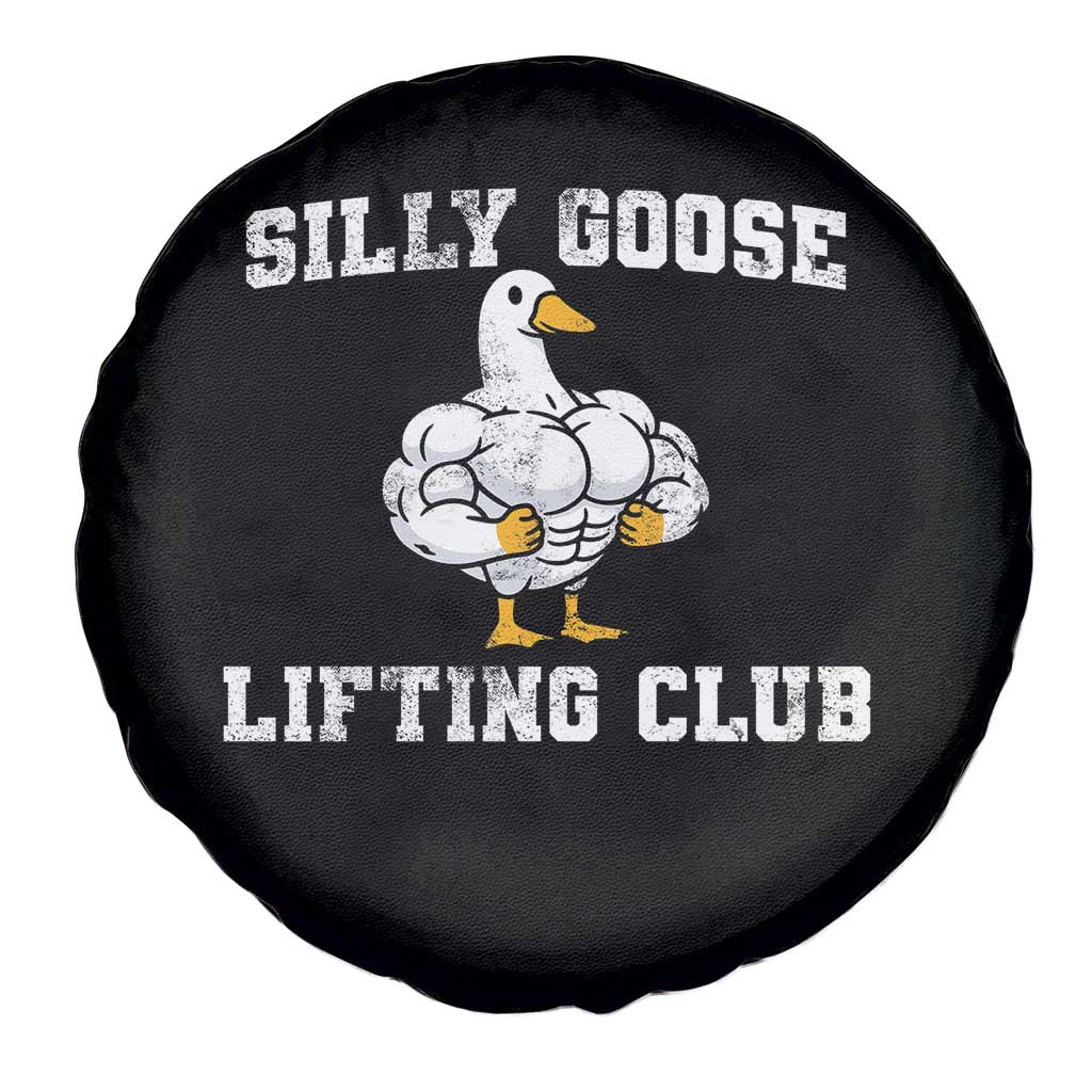 Silly Goose Lifting Club Spare Tire Cover Funny Gym Meme TS10 Print Your Wear