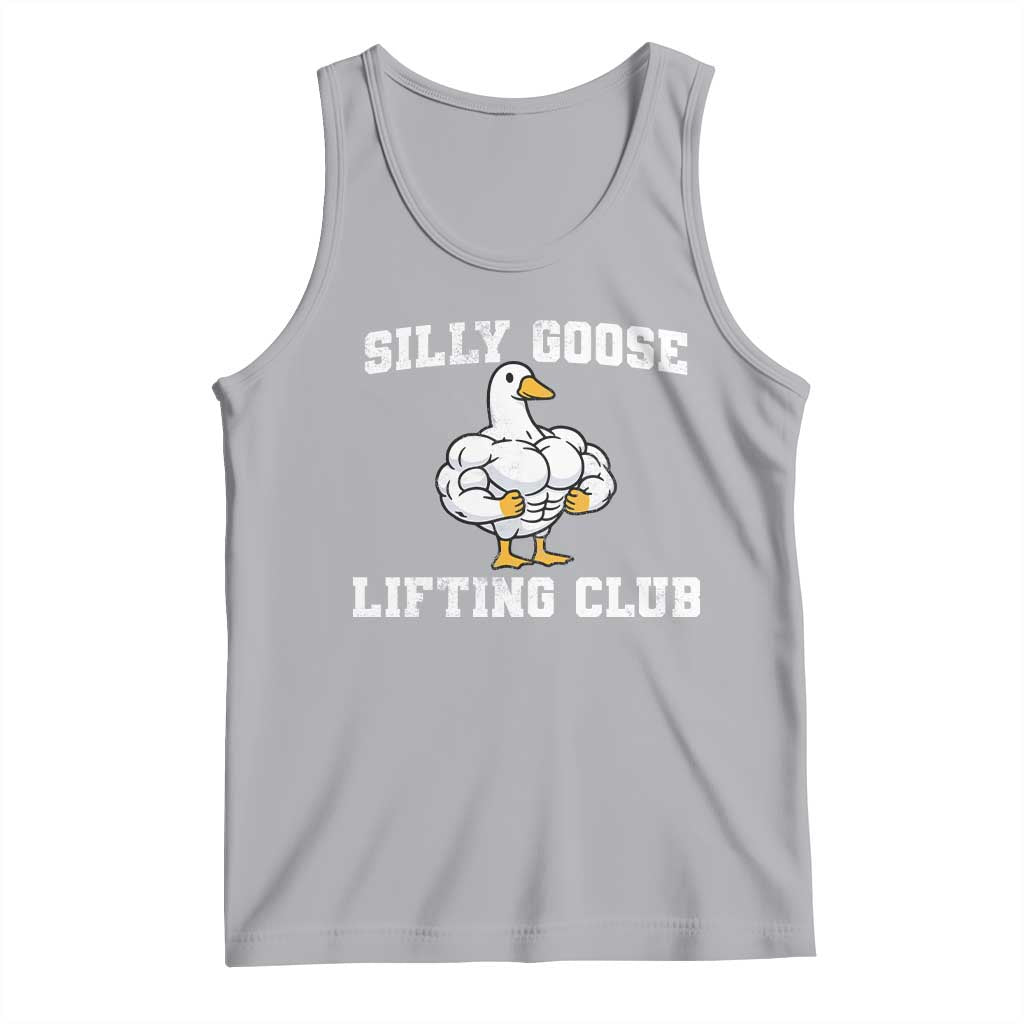 Silly Goose Lifting Club Tank Top Funny Gym Meme TS10 Athletic Heather Print Your Wear