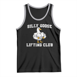 Silly Goose Lifting Club Tank Top Funny Gym Meme TS10 Black Athletic Heather Print Your Wear