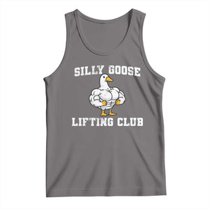 Silly Goose Lifting Club Tank Top Funny Gym Meme TS10 Deep Heather Print Your Wear