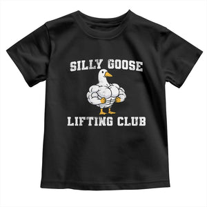 Silly Goose Lifting Club Toddler T Shirt Funny Gym Meme TS10 Black Print Your Wear