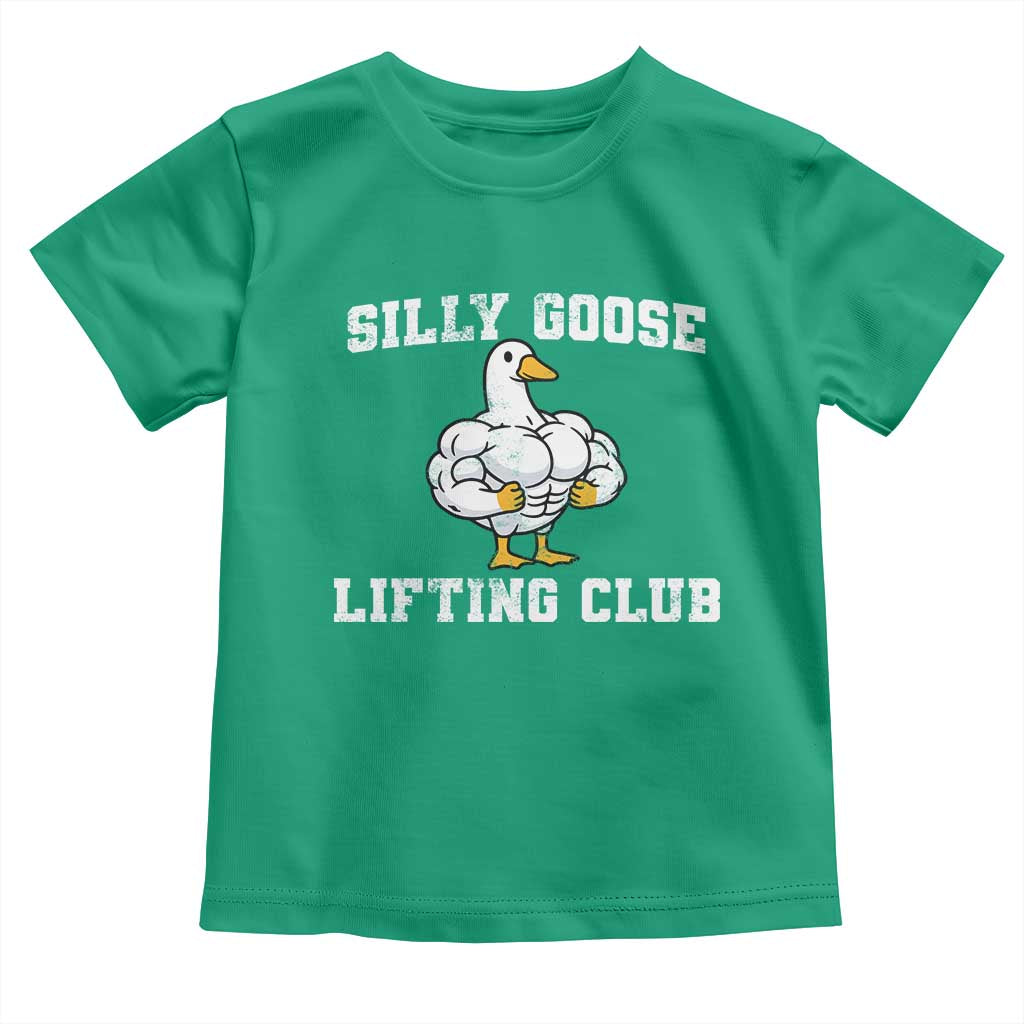 Silly Goose Lifting Club Toddler T Shirt Funny Gym Meme TS10 Irish Green Print Your Wear