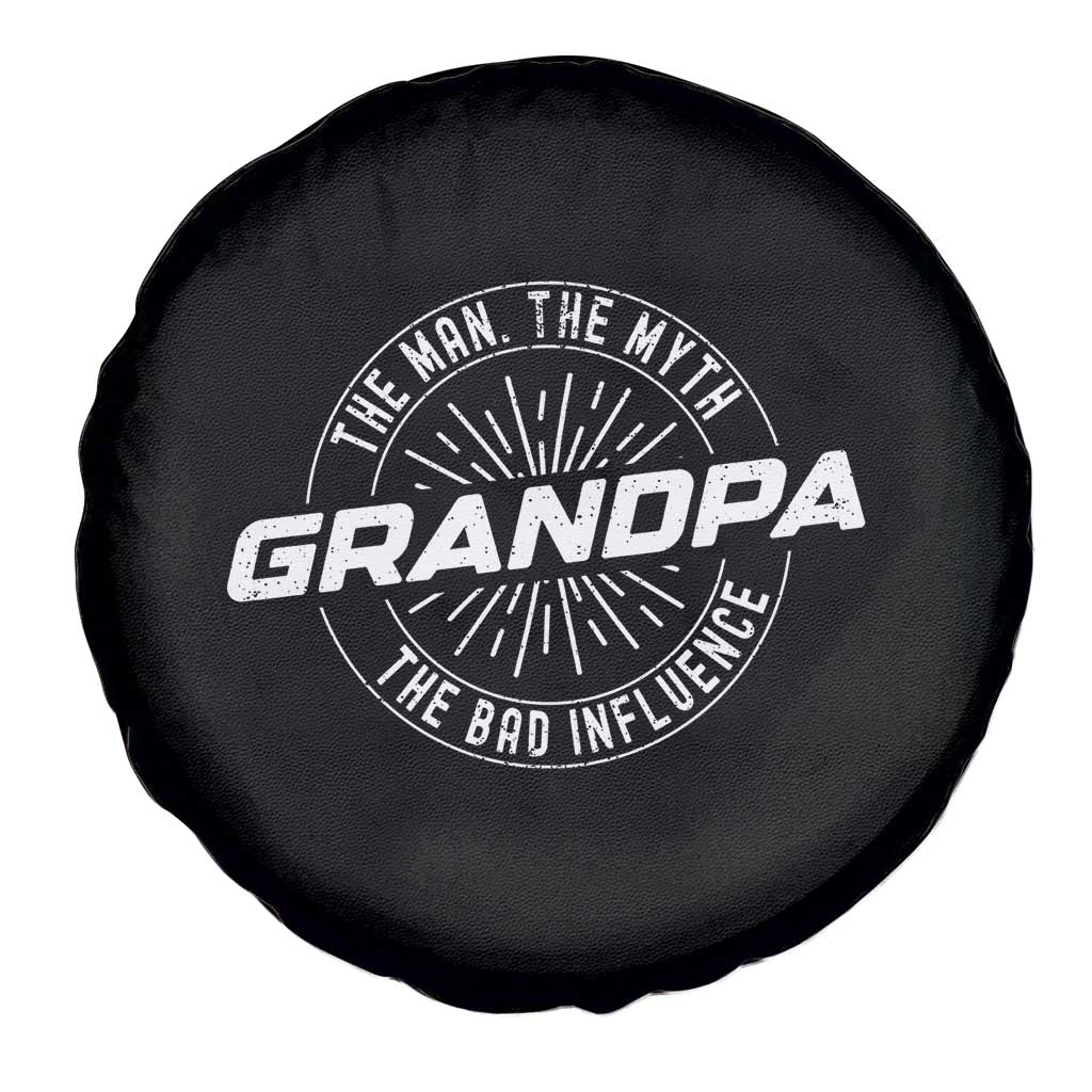 Funny Grandpa Spare Tire Cover Man Myth Bad Influence Funny Fathers Day TS10 Print Your Wear