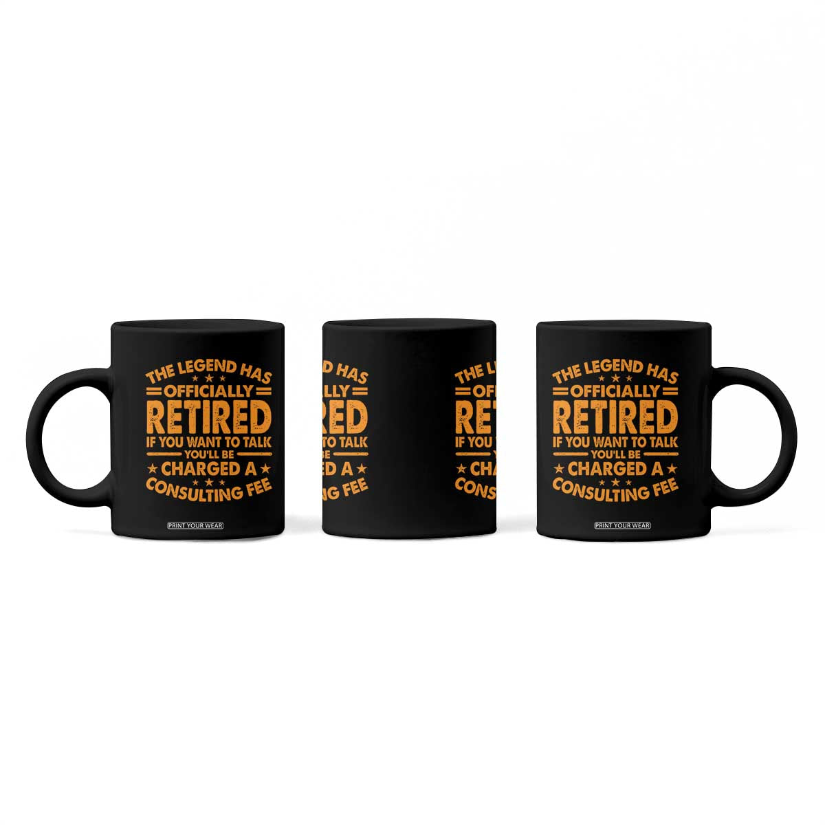 Funny Retirement Coffee Mug Funny The Legend Has Retired TS10 Print Your Wear