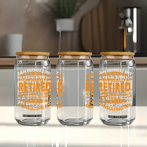 Funny Retirement Glass Can Funny The Legend Has Retired TS10 Print Your Wear