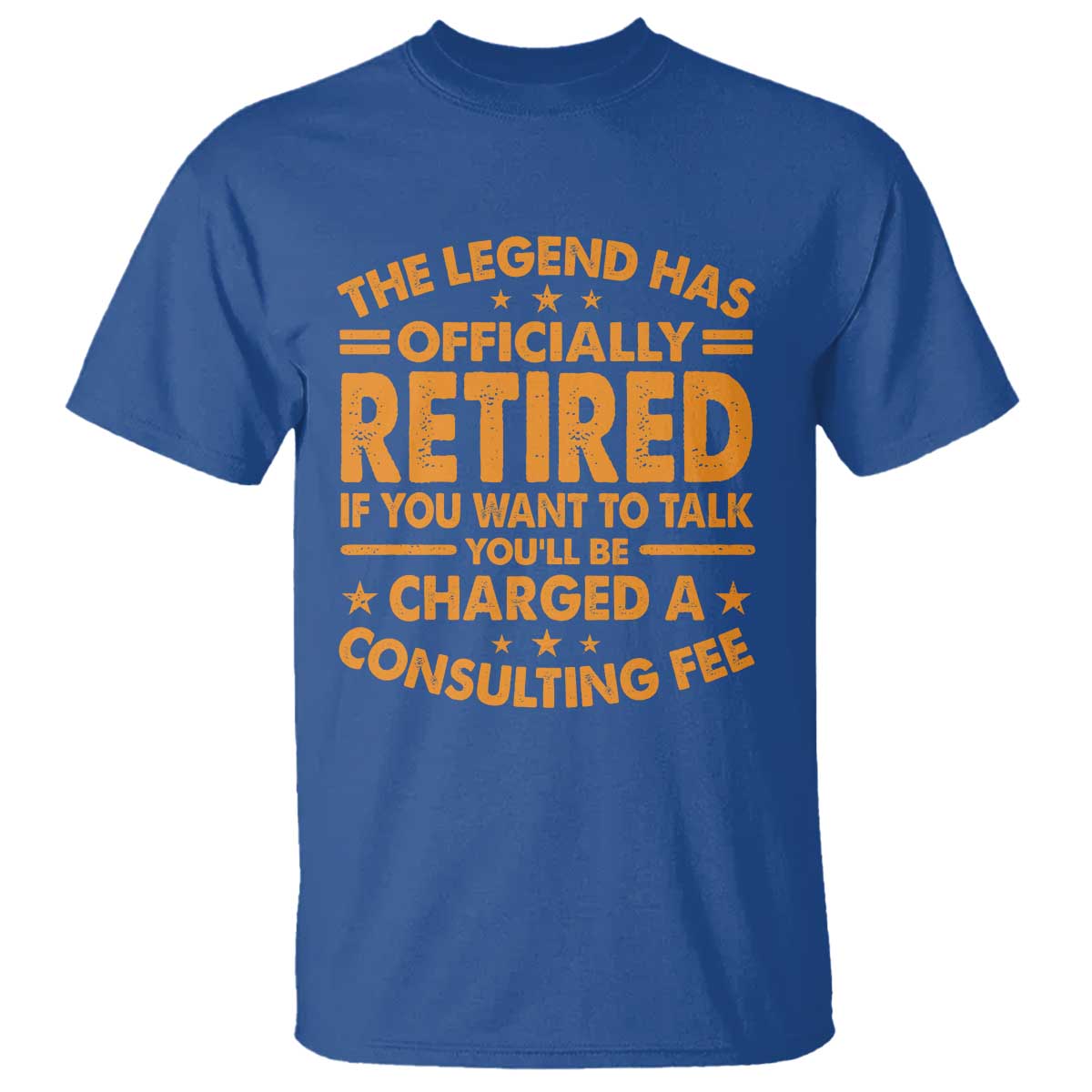 Funny Retirement T Shirt Funny The Legend Has Retired TS10 Royal Blue Print Your Wear