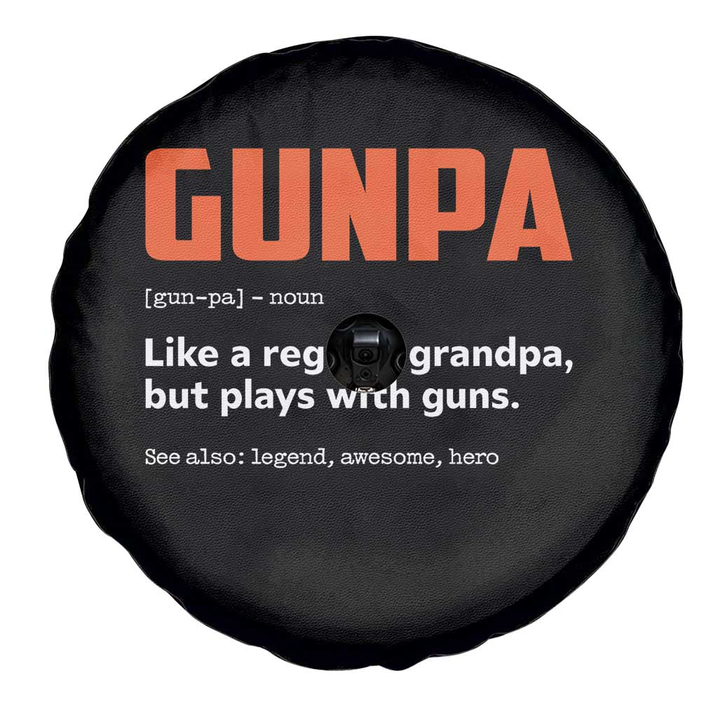 Funny Gunpa Spare Tire Cover Gun Lover Grandpa Pro Gun Enthusiast TS10 Print Your Wear