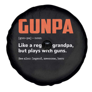 Funny Gunpa Spare Tire Cover Gun Lover Grandpa Pro Gun Enthusiast TS10 Print Your Wear