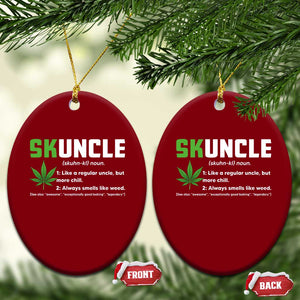 Funny Uncle Weed Smoker Ceramic Ornament Skuncle Definition Funny Weed Pot Cannabis Marijuana TS10 Print Your Wear