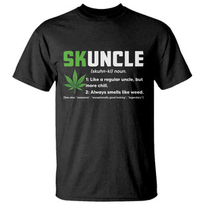Funny Uncle Weed Smoker T Shirt Skuncle Definition Funny Weed Pot Cannabis Marijuana TS10 Black Print Your Wear
