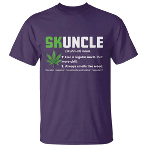Funny Uncle Weed Smoker T Shirt Skuncle Definition Funny Weed Pot Cannabis Marijuana TS10 Purple Print Your Wear