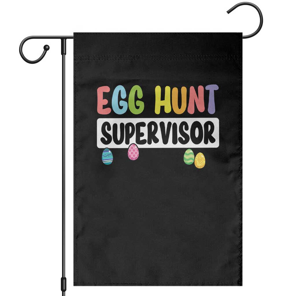 Easter Egg Hunt Supervisor Garden Flag Funny Mom Dad TS10 Black Print Your Wear