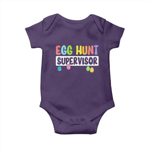 Easter Egg Hunt Supervisor Baby Onesie Funny Mom Dad TS10 Purple Print Your Wear
